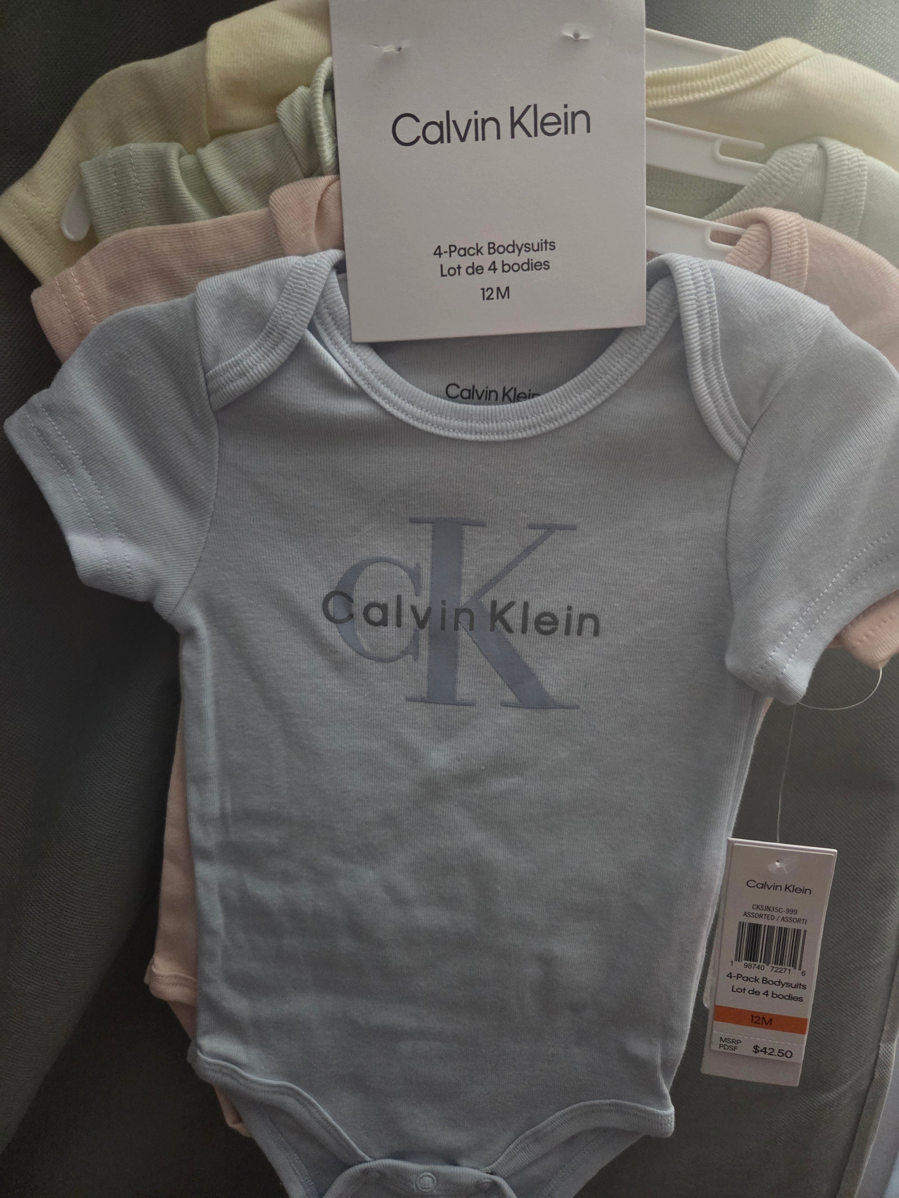 Calvin Klein 4 pack Onesies