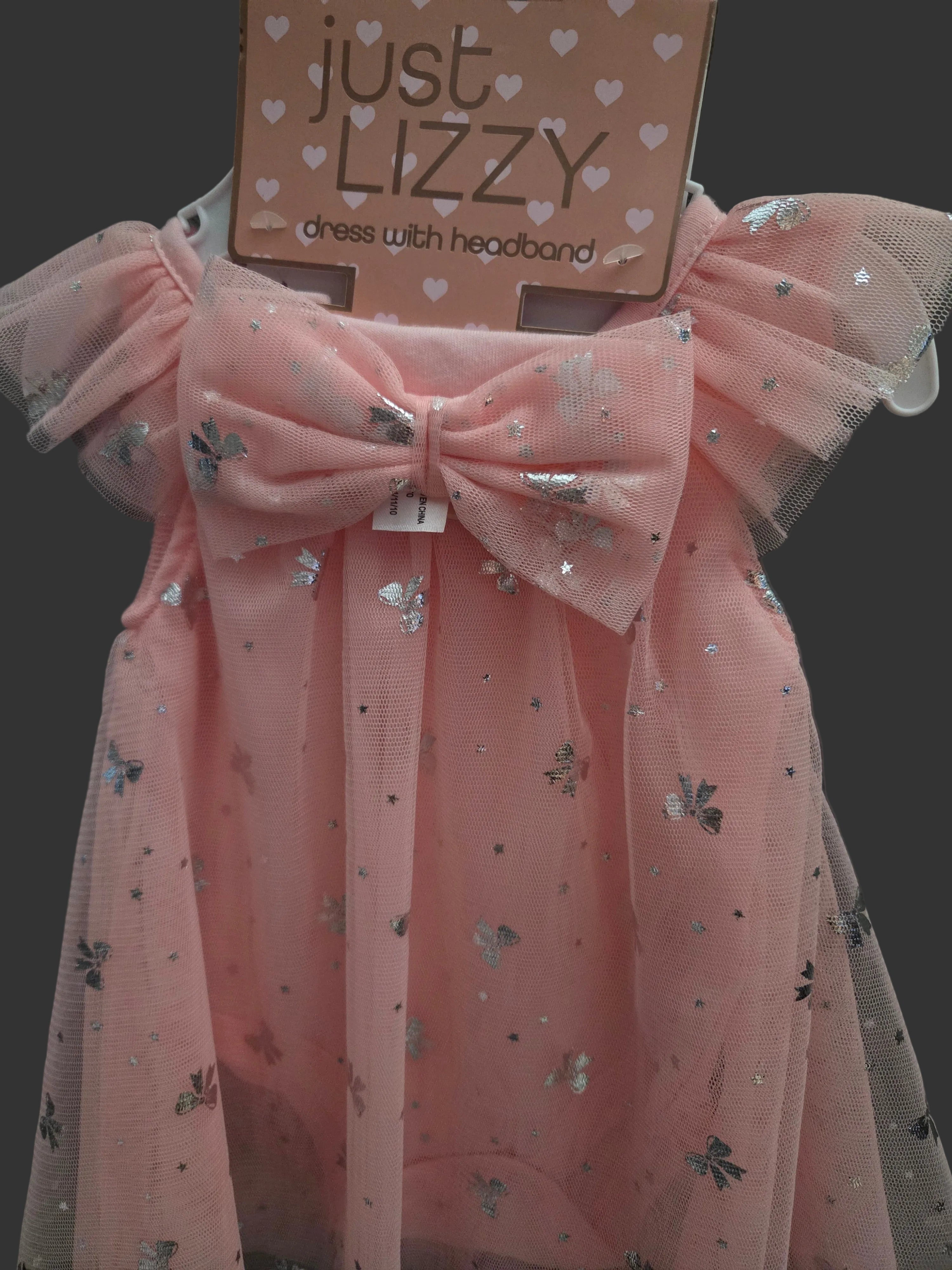 Just Lizzy with headband dress Girl